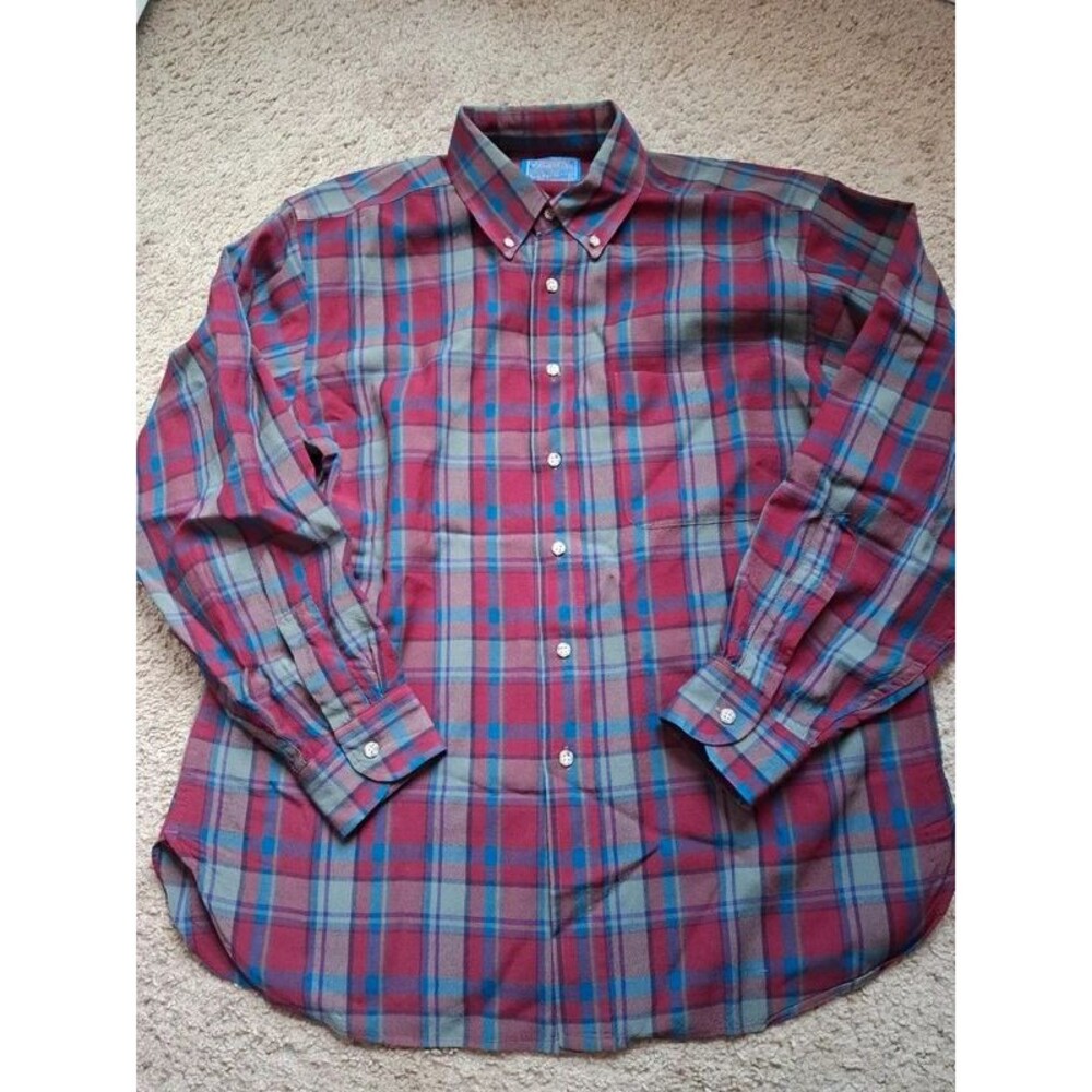 Vintage Pendleton 100% virgin wool button down size large